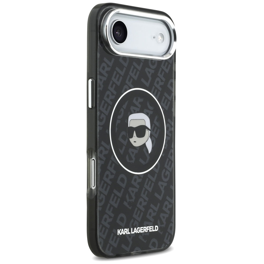 Futrola MagSafe za Apple iPhone 17 Air, Karl Lagerfeld, IML Karl`s Head, Crna