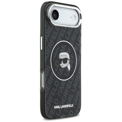 Futrola MagSafe za Apple iPhone 17 Air, Karl Lagerfeld, IML Karl`s Head, Crna