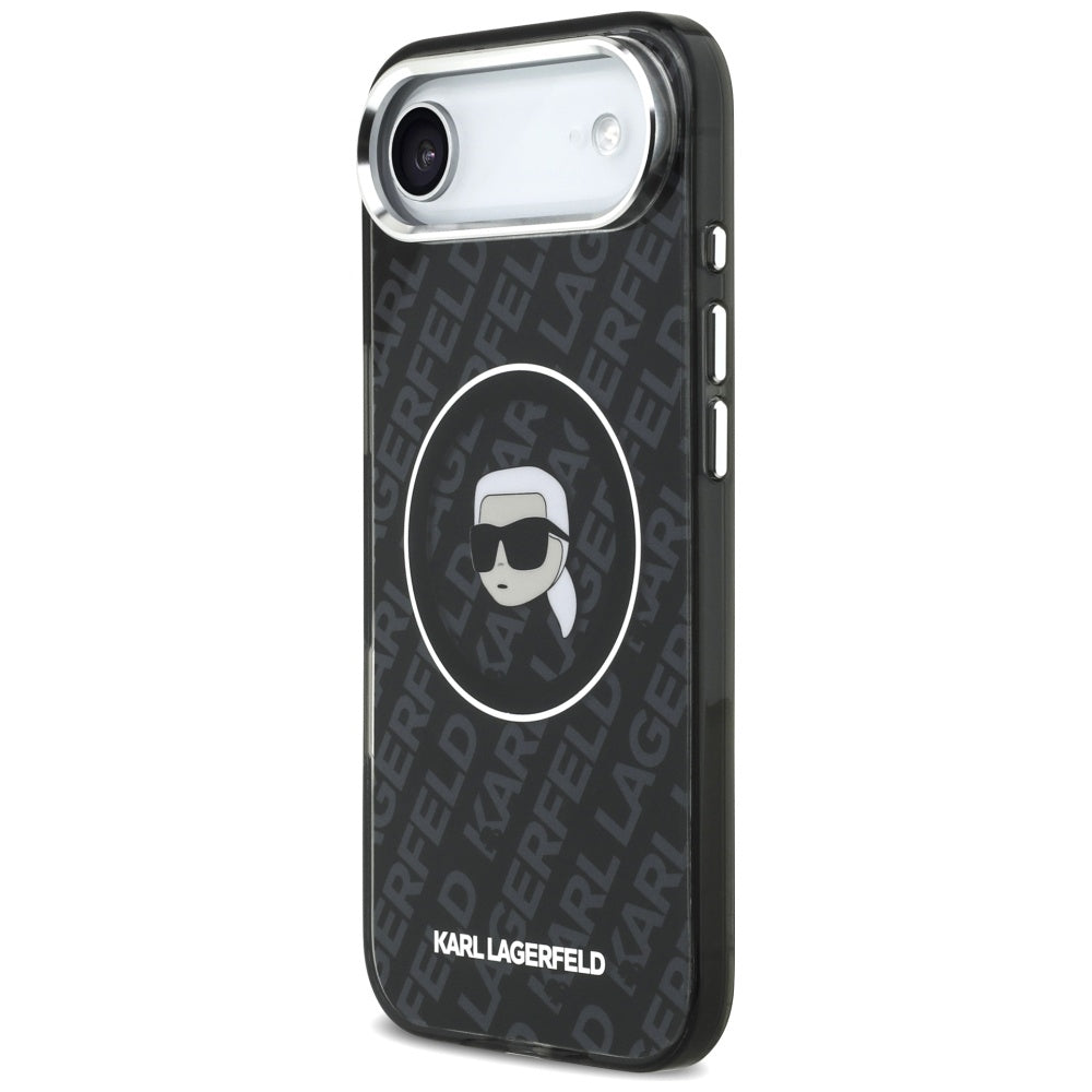 Futrola MagSafe za Apple iPhone 17 Air, Karl Lagerfeld, IML Karl`s Head, Crna