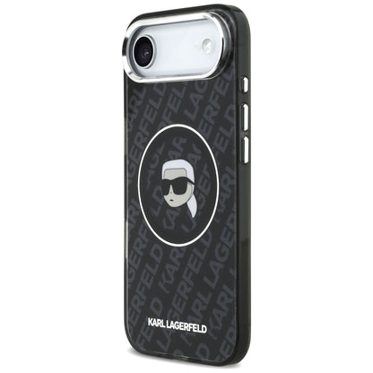 Futrola MagSafe za Apple iPhone 17 Air, Karl Lagerfeld, IML Karl`s Head, Crna