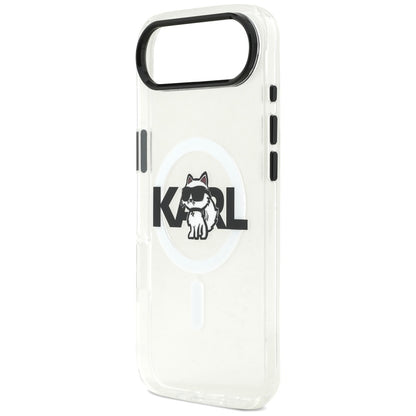 Futrola MagSafe za Apple iPhone 17 Air, Karl Lagerfeld, IML Sketch Logo Choupette, Transparentna