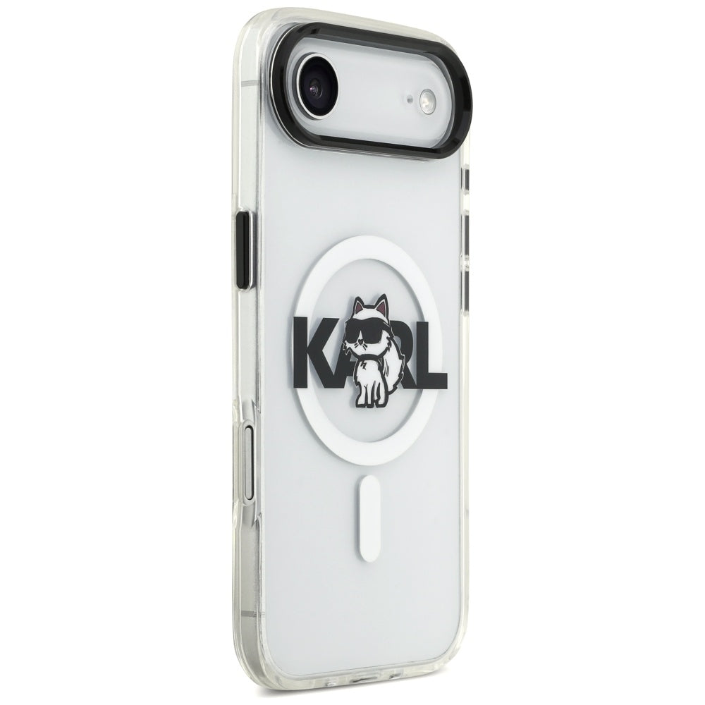 Futrola MagSafe za Apple iPhone 17 Air, Karl Lagerfeld, IML Sketch Logo Choupette, Transparentna