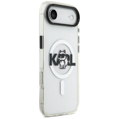 Futrola MagSafe za Apple iPhone 17 Air, Karl Lagerfeld, IML Sketch Logo Choupette, Transparentna