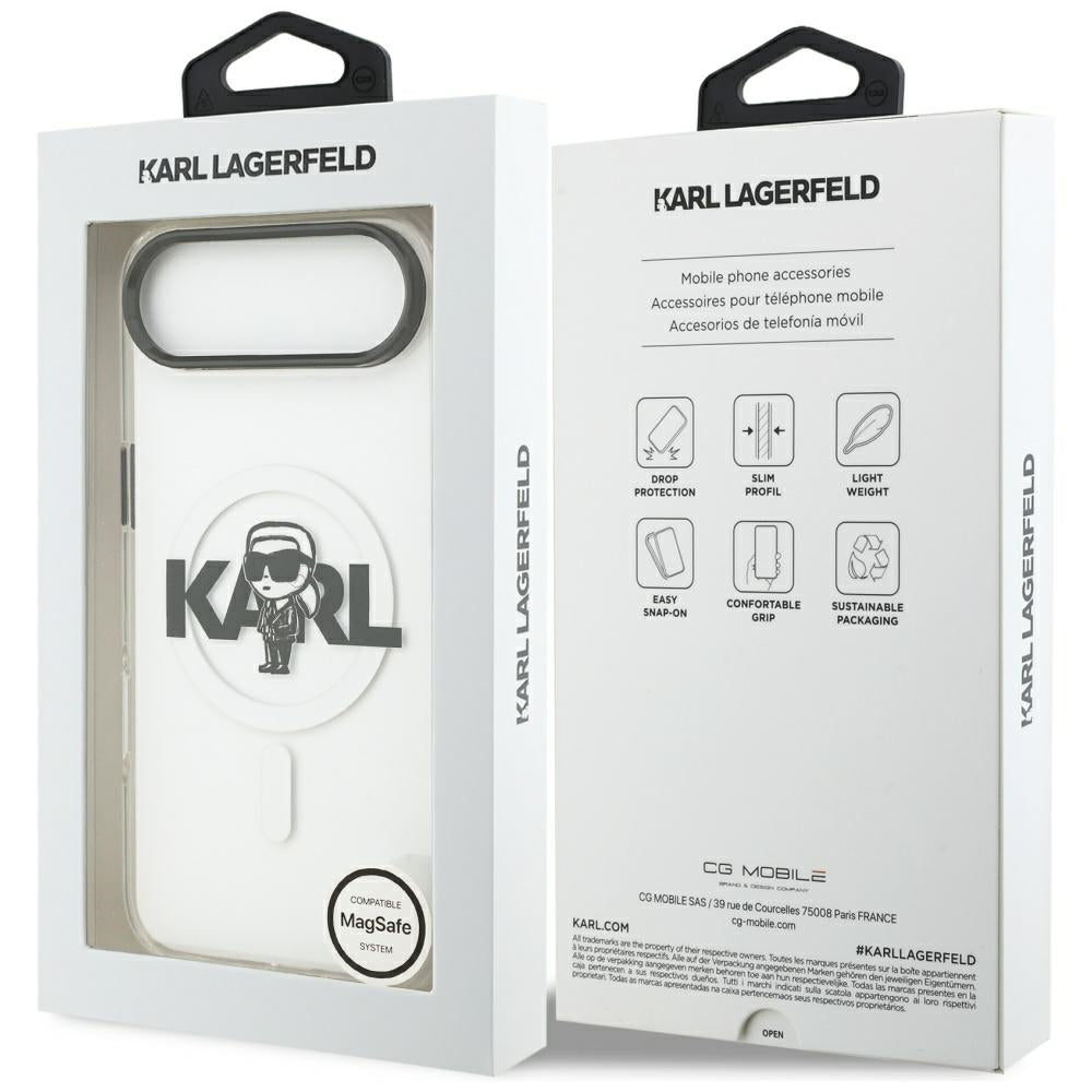 Futrola MagSafe za Apple iPhone 17 Air, Karl Lagerfeld, IML Sketch Logo Karl, Providna