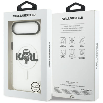Futrola MagSafe za Apple iPhone 17 Air, Karl Lagerfeld, IML Sketch Logo Karl, Providna