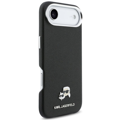 Futrola MagSafe za Apple iPhone 17 Air, Karl Lagerfeld, Karl & Choupette Head's Pin, Crna