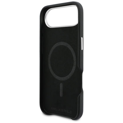 Futrola MagSafe za Apple iPhone 17 Air, Karl Lagerfeld, Karl & Choupette Head's Pin, Crna