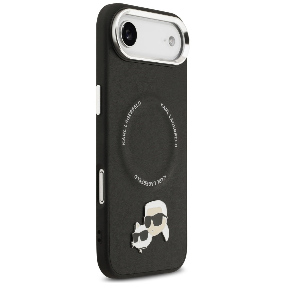 Futrola MagSafe za Apple iPhone 17 Air, Karl Lagerfeld, Karl & Choupette Pins, Crna