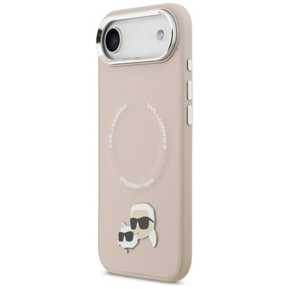 Futrola MagSafe za Apple iPhone 17 Air, Karl Lagerfeld, Karl & Choupette Pins, Roze