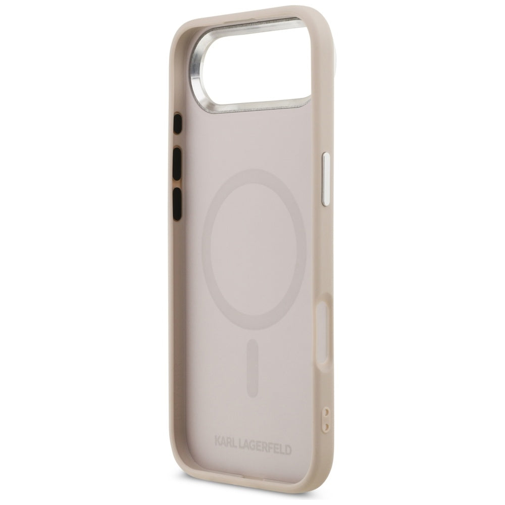 Futrola MagSafe za Apple iPhone 17 Air, Karl Lagerfeld, Karl & Choupette Pins, Roze