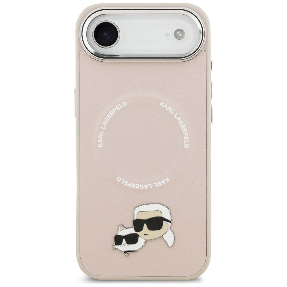 Futrola MagSafe za Apple iPhone 17 Air, Karl Lagerfeld, Karl & Choupette Pins, Roze