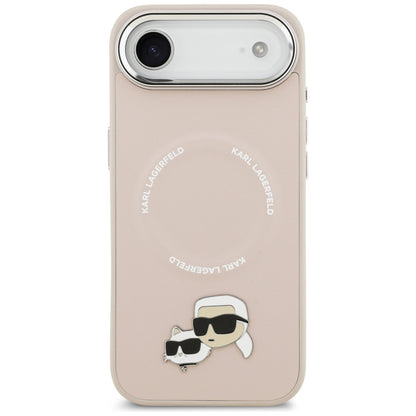 Futrola MagSafe za Apple iPhone 17 Air, Karl Lagerfeld, Karl & Choupette Pins, Roze