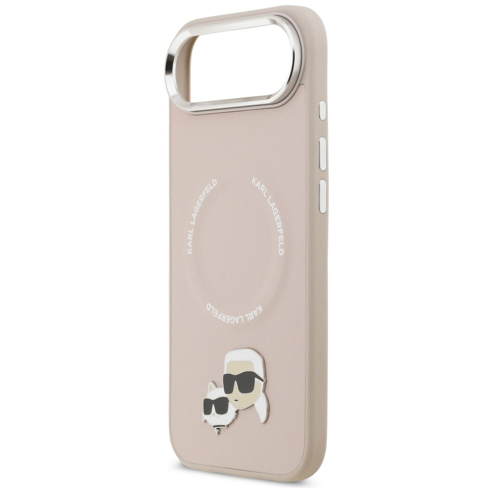 Futrola MagSafe za Apple iPhone 17 Air, Karl Lagerfeld, Karl & Choupette Pins, Roze