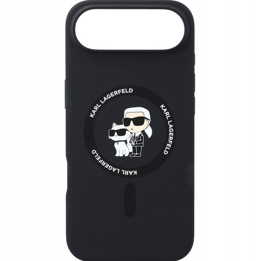 Futrola MagSafe za Apple iPhone 17 Air, Karl Lagerfeld, Ring Karl & Choupette, Crna