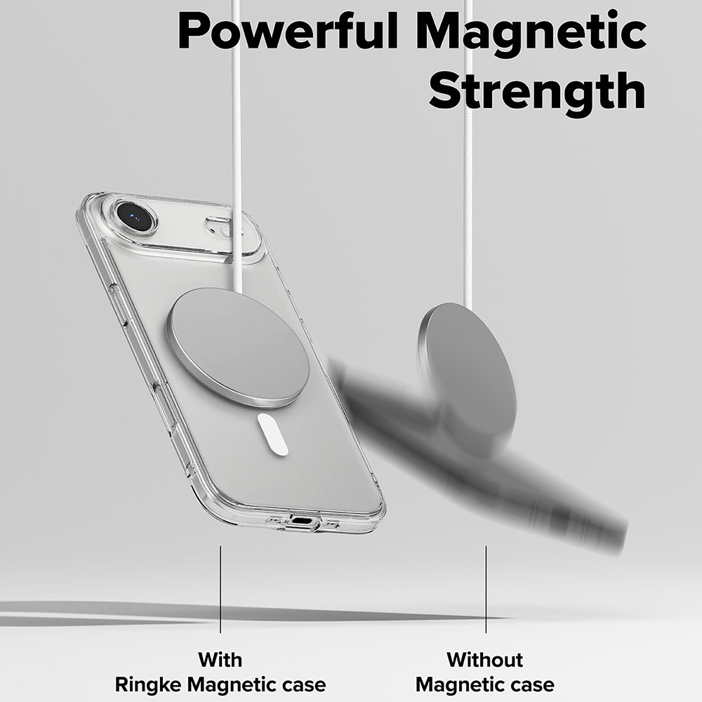 Futrola MagSafe za Apple iPhone 17 Air, Ringke, Fusion, Mat Transparent