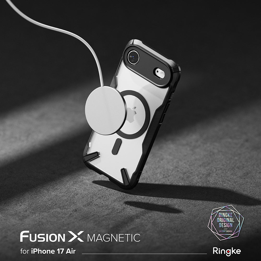 Futrola MagSafe za Apple iPhone 17 Air, Ringke, Fusion X, Crna