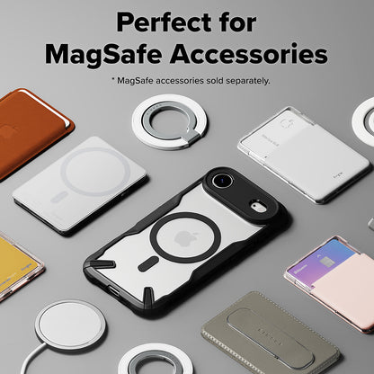 Futrola MagSafe za Apple iPhone 17 Air, Ringke, Fusion X, Crna