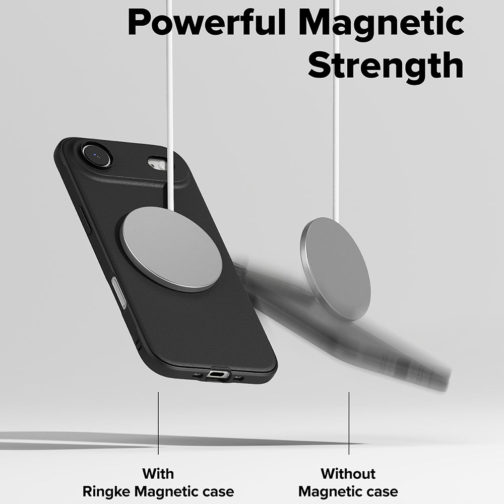 Futrola MagSafe za Apple iPhone 17 Air, Ringke, Onyx, Crna