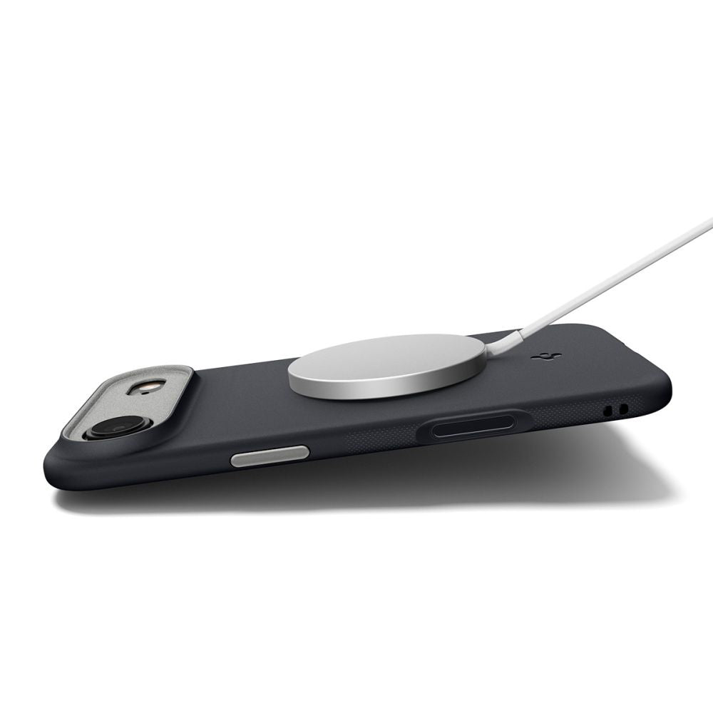 Husa MagSafe za Apple iPhone 17 Air, Spigen, Caseology Nano Pop, Crna