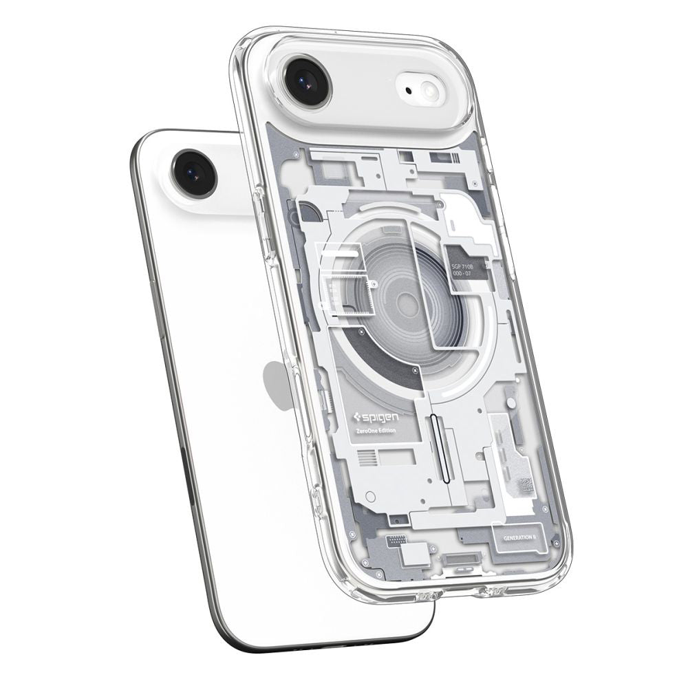 Futrola MagSafe za Apple iPhone 17 Air, Spigen, Ultra Hybrid Zero One, Bela
