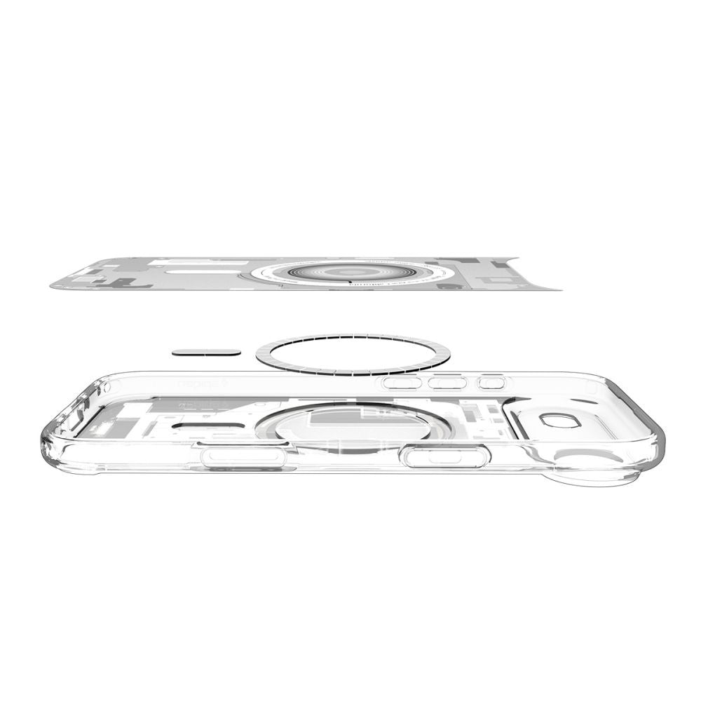 Futrola MagSafe za Apple iPhone 17 Air, Spigen, Ultra Hybrid Zero One, Bela