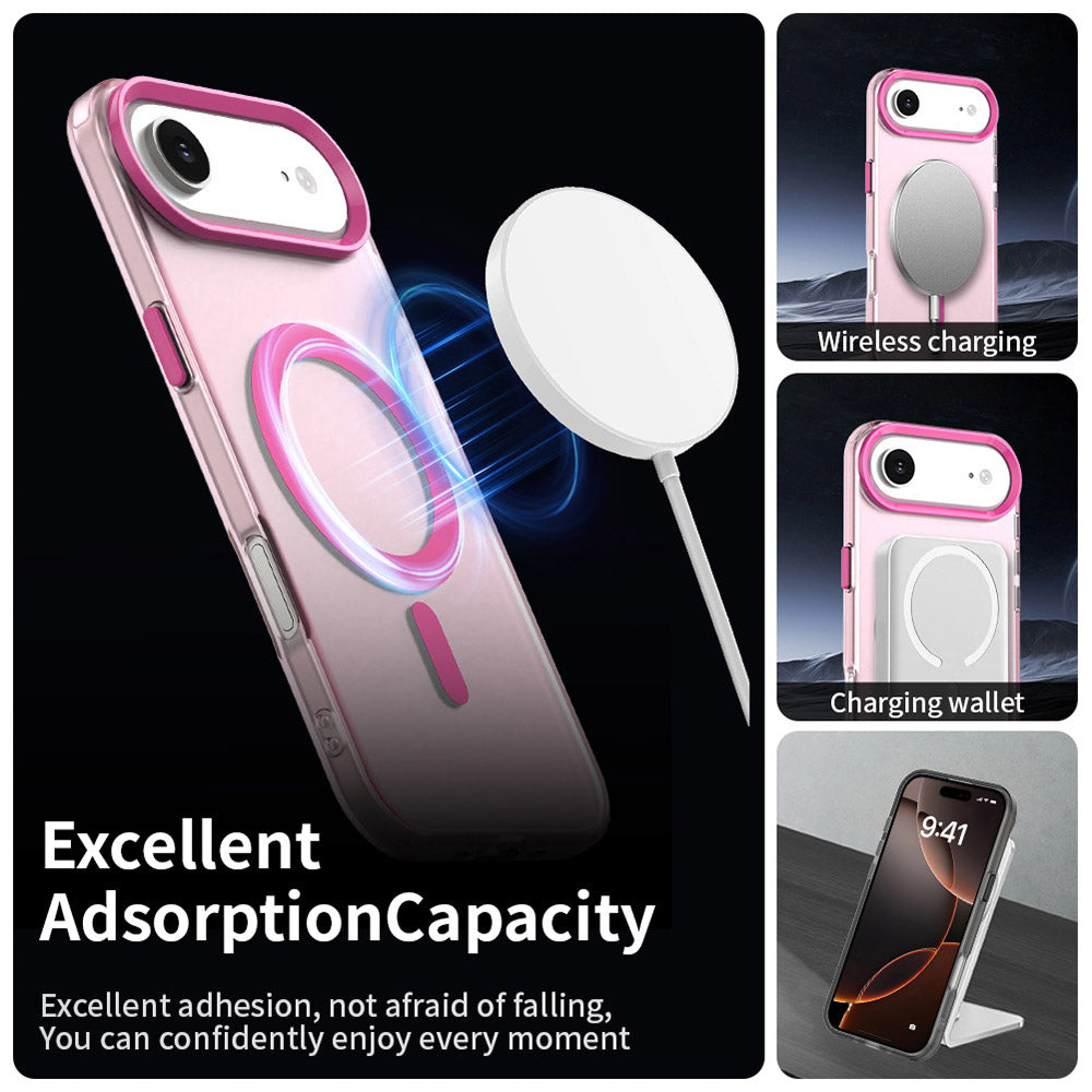 Futrola MagSafe za Apple iPhone 17 Air, Techsuit, CandyCase, Roze