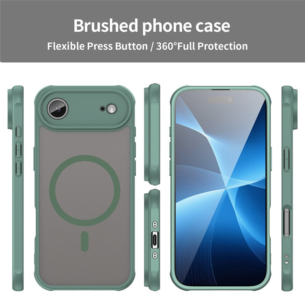 Futrola MagSafe za Apple iPhone 17 Air, Techsuit, HaloFrost II, Zelena