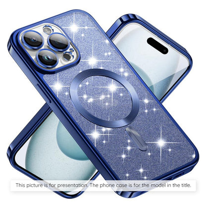 Futrola MagSafe za Apple iPhone 17 Air, Techsuit, Luxury Glitter, Plava