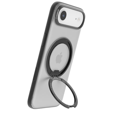Husa MagSafe za Apple iPhone 17 Air, Torras, Ostand R Fitness, Crna