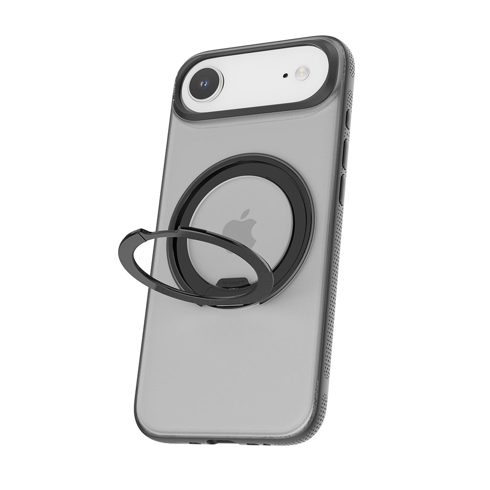 Husa MagSafe za Apple iPhone 17 Air, Torras, Ostand R Fitness, Crna