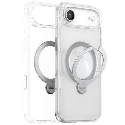 Futrola MagSafe za Apple iPhone 17 Air, Torras, Ostand Spin, Transparentna