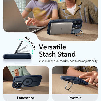 Futrola MagSafe za Apple iPhone 17, ESR, Classic Hybrid Kickstand, Satensko Plava