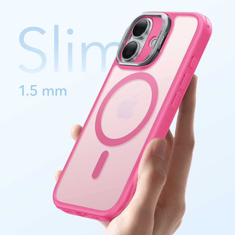 Futrola MagSafe za Apple iPhone 17, ESR, Classic Hybrid Kickstand, Roze Saten