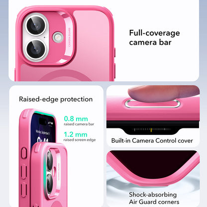 Husa MagSafe za Apple iPhone 17, ESR, Classic Hybrid, Roze Saten