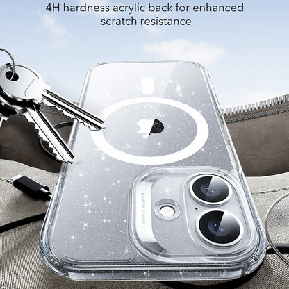 Futrola MagSafe za Apple iPhone 17, ESR, Classic Hybrid Shimmer, Transparentna