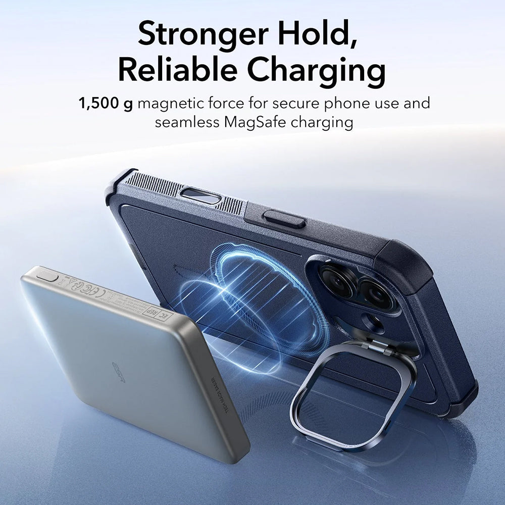 Futrola MagSafe za Apple iPhone 17, ESR, Cyber Armor Kickstand, Plava
