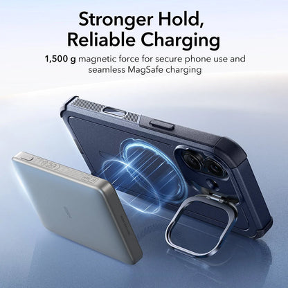 Futrola MagSafe za Apple iPhone 17, ESR, Cyber Armor Kickstand, Plava