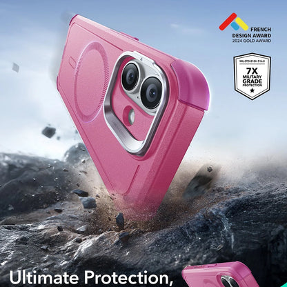 Futrola MagSafe za Apple iPhone 17, ESR, Cyber Armor Kickstand, Roze
