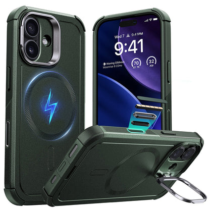 Futrola MagSafe za Apple iPhone 17, ESR, Cyber Armor Kickstand, Zelena