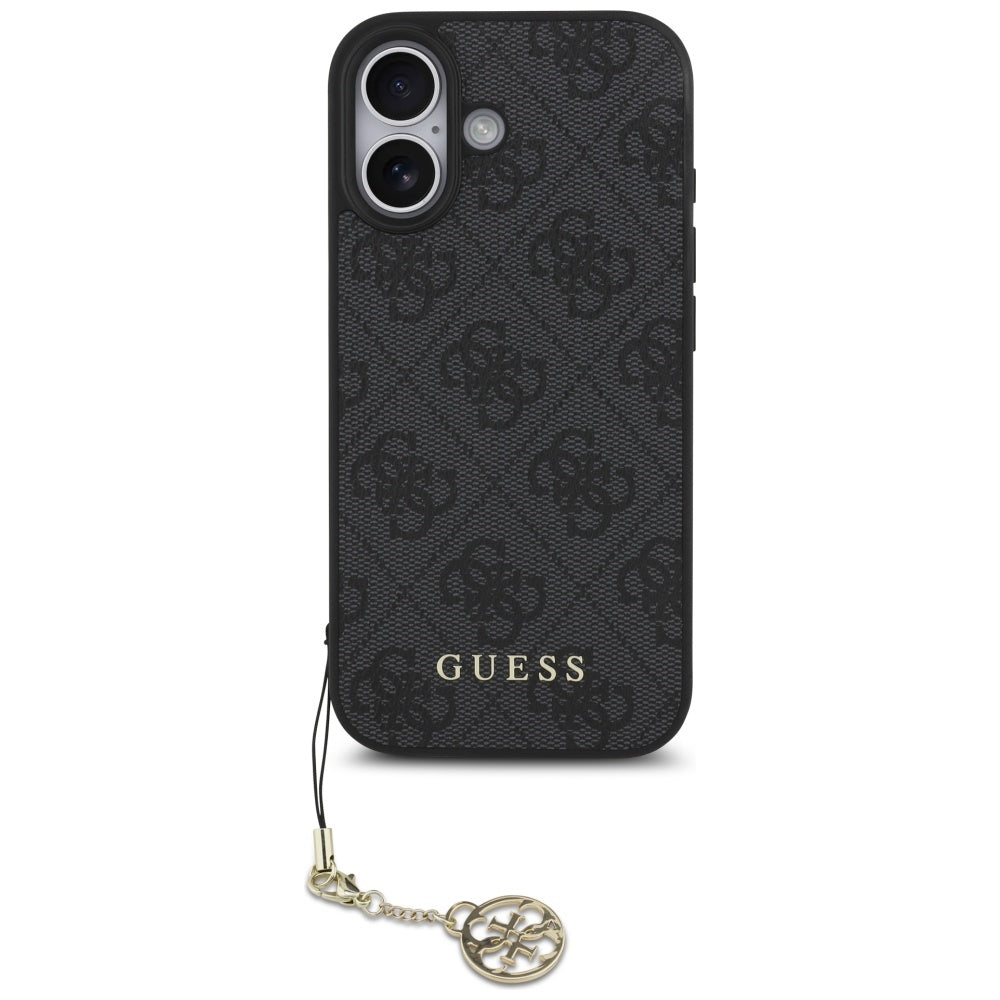 Futrola MagSafe za Apple iPhone 17, Guess, 4G Charm Cradle, Crna