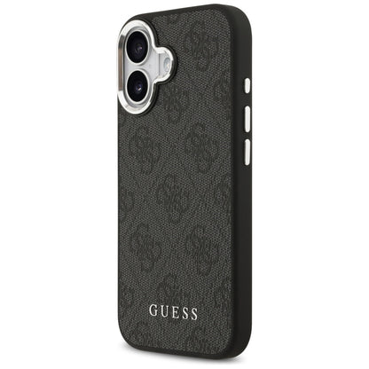Futrola MagSafe za Apple iPhone 17, Guess, 4G Classic Logo, Crna