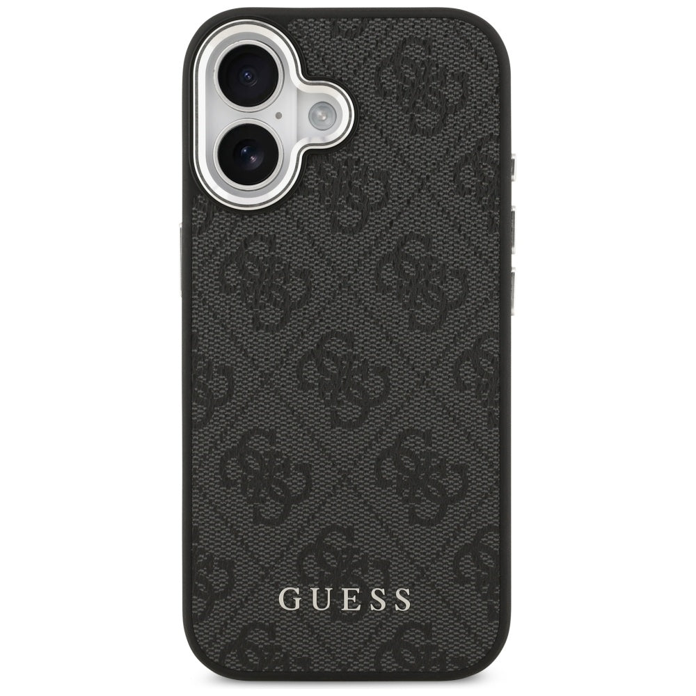 Futrola MagSafe za Apple iPhone 17, Guess, 4G Classic Logo, Crna