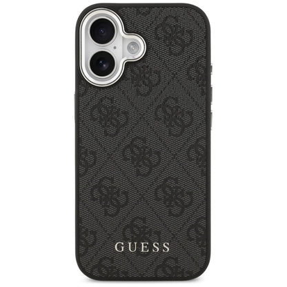Futrola MagSafe za Apple iPhone 17, Guess, 4G Classic Logo, Crna