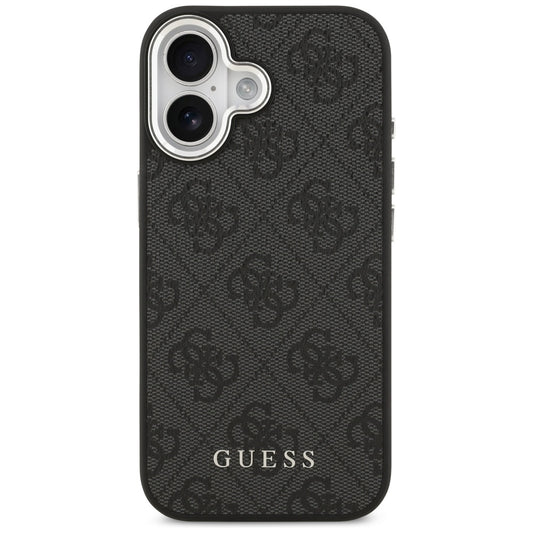 Futrola MagSafe za Apple iPhone 17, Guess, 4G Classic Logo, Crna