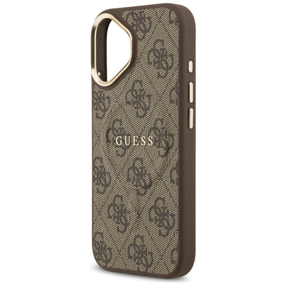 Futrola MagSafe za Apple iPhone 17, Guess, 4G Classic, Braon