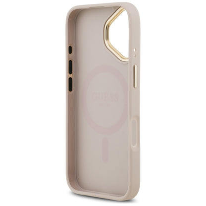 Futrola MagSafe za Apple iPhone 17, Guess, 4G Classic, Roze