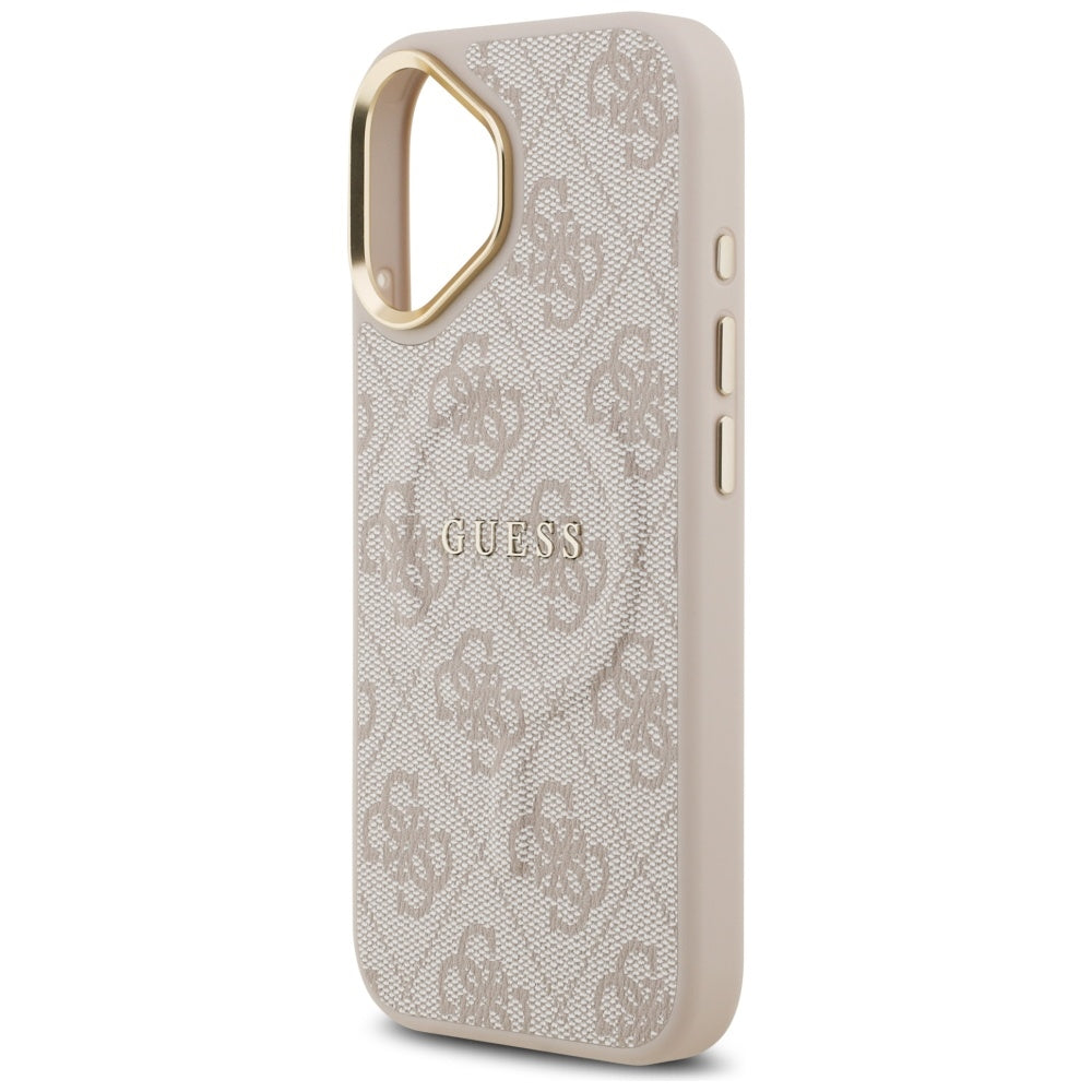 Futrola MagSafe za Apple iPhone 17, Guess, 4G Classic, Roze