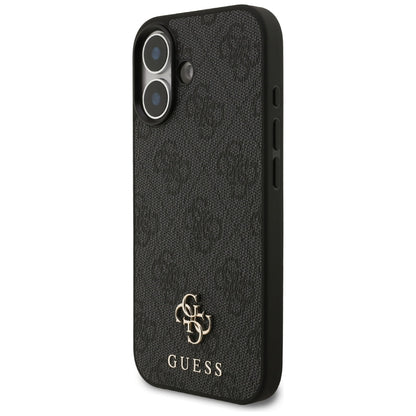 Futrola MagSafe za Apple iPhone 17, Guess, 4G Small and Classic Logo, Crna