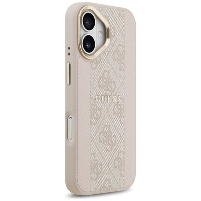 Futrola MagSafe za Apple iPhone 17, Guess, 4G Stripe, Roze