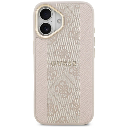 Futrola MagSafe za Apple iPhone 17, Guess, 4G Stripe, Roze